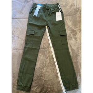 P And P Up Premium Collection Twill Pants Womens Small Olive Color Hyper Stretch